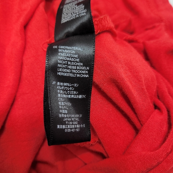 FOREVER 21 Red Empire Maxi Dress Small - Picture 7 of 8